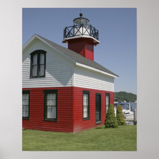 Leuchtturm verlagert Küste in Douglas nahe 2 Poster (Vorne)