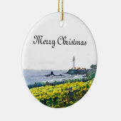 Leuchtturm-Verzierung Keramik Ornament (Rechts)