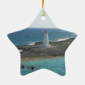 Leuchtturm-Verzierung Keramikornament (Hinten)