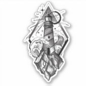 Leuchtturm Vinyl Sticker (Vorderseite)