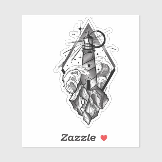 Leuchtturm Vinyl Sticker (Blatt)