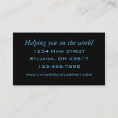 Leuchtturm Visitenkarte (Rückseite)