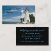 Leuchtturm Visitenkarte (Vorne/Hinten)