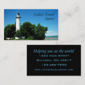 Leuchtturm Visitenkarte (Vorne/Hinten)