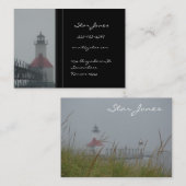 Leuchtturm-Visitenkarte Visitenkarte (Vorne/Hinten)