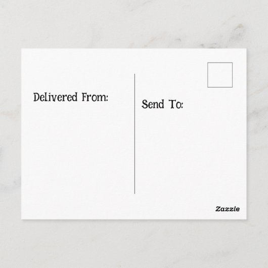 Leuchtturm Vollmond Leerfahrt Postkarte (Rückseite)