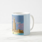 "Leuchtturm von Alexandria" Kaffeetasse (VorderseiteRechts)