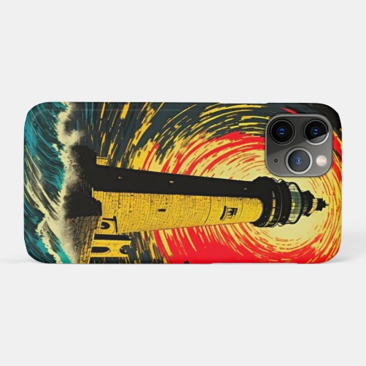 Leuchtturm von Alexandria: Raum-Zeit-Realität Case-Mate iPhone Hülle (Rückseite (Horizontal))