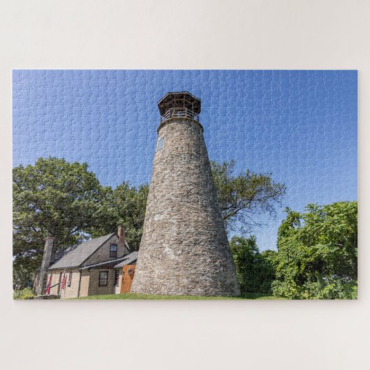 Leuchtturm von Barcelona Puzzle (Horizontal)