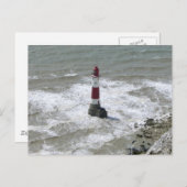 Leuchtturm von Beachy Head, East Sussex Postkarte (Vorne/Hinten)