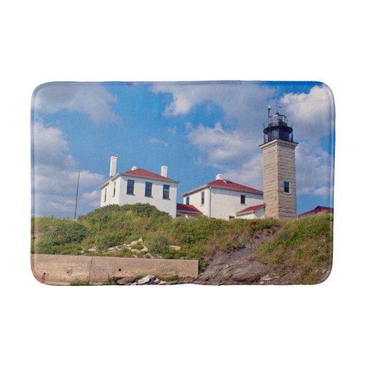 Leuchtturm von Beavertail, Rhode Island Bath Mat Badematte (Vorderseite)