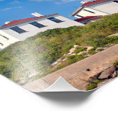 Leuchtturm von Beavertail, Rhode Island Foto Print (Ecke)