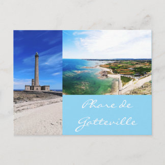 Leuchtturm von Gatteville Normandie France Postkarte