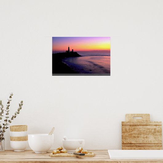 Leuchtturm von Montauk Point Poster (Küche)