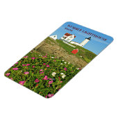 Leuchtturm von Nubble, Cape Neddick Maine Flexi Ma Magnet (Linke Seite)