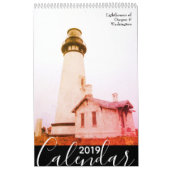 Leuchtturm von Oregon & Washington Calendar Kalender (Titelbild)