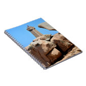 Leuchtturm von Ploumanac'h in Frankreich Postcard Notizblock (Rechte Seite)