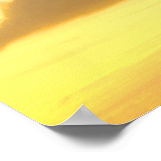 Leuchtturm von Port Isabel bei Sonnenuntergang Poster (Ecke)