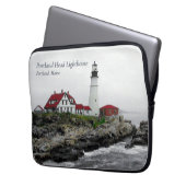 Leuchtturm von Portland Head Laptopschutzhülle (Vorderseite Links)