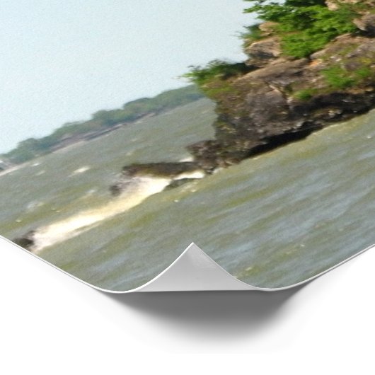 Leuchtturm von Put-in-Bay Poster (Ecke)