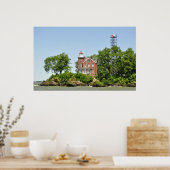Leuchtturm von Put-in-Bay Poster (Küche)