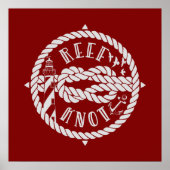 Leuchtturm von Reef Poster (Vorne)