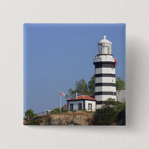 Leuchtturm von Sile, Istanbul, Türkei Button