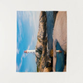 Leuchtturm Wandteppich (Vorderseite)