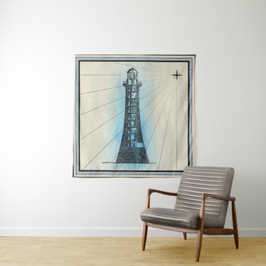 Leuchtturm Wandteppich (Beispiel)