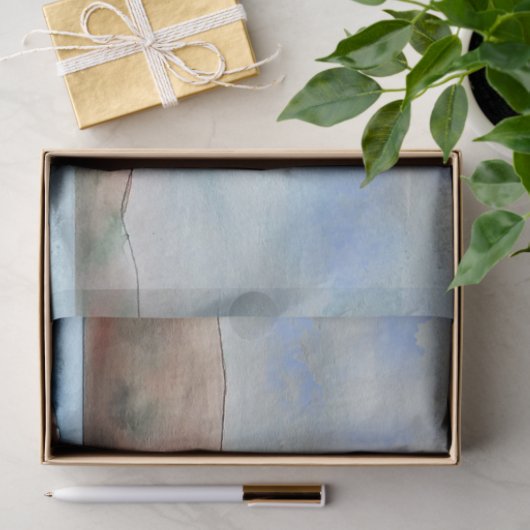 Leuchtturm Wasserfarbe 20x30 Decoupage Seidenpapier (Geschenk)