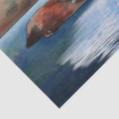 Leuchtturm Wasserfarbe 20x30 Decoupage Seidenpapier (Ausschnitt)