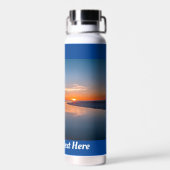 Leuchtturm Wasserflasche Trinkflasche (Rückseite)