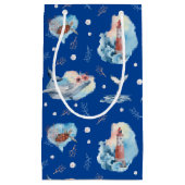 Leuchtturm Whale Deep Blue Kleine Geschenktüte (Vorderseite)