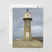 Leuchtturm Whitby Postkarte (Vorne/Hinten)