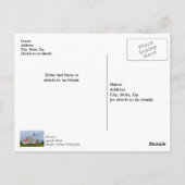 Leuchtturm Whitefish Point Dankeschön-Postkarte Postkarte (Rückseite)