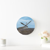 Leuchtturm Whitley Bay Runde Wanduhr (Zuhause)