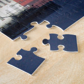 Leuchtturm Winter Sunset Puzzle (Seite)