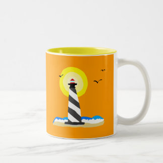 Leuchtturm Zweifarbige Tasse