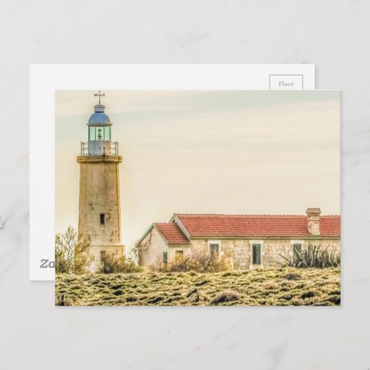 Leuchtturm Zypern, Cavo Greko Postkarte (Vorne/Hinten)