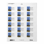 Leuchtturmadressen Adressaufkleber (Vorne)