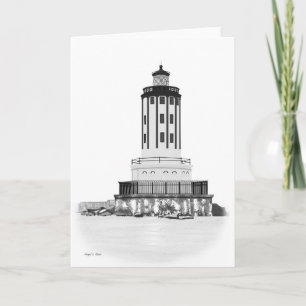 Leuchtturmanmerkungskarte Karte