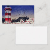 Leuchtturmboote Hilton Head South Carolina Visitenkarte (Vorne/Hinten)