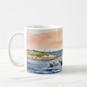 Leuchtturmboote Küstenmeere Kaffeetasse