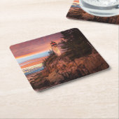 Leuchttürme | Acadia National Park Maine Rechteckiger Pappuntersetzer (angewinkelt)