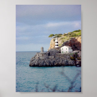 Leuchttürme am Meer Poster