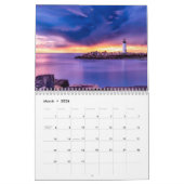 Leuchttürme am Ozean Schöne 12 Monate Kalender (Mär 2026)