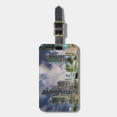 Leuchttürme am Wasser des Miami-Flusses Gepäckanhänger (Vorderseite vertikal)