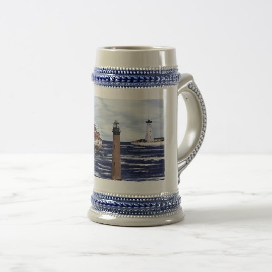 Leuchttürme an der Golfküste Bierglas (VorderseiteRechts)