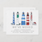 Leuchttürme an der Küste - Ankündigung Postkarte (Vorne/Hinten)