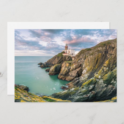 Leuchttürme | Baily Lighthouse Dublin, Irland Dankeskarte (Vorne/Hinten)